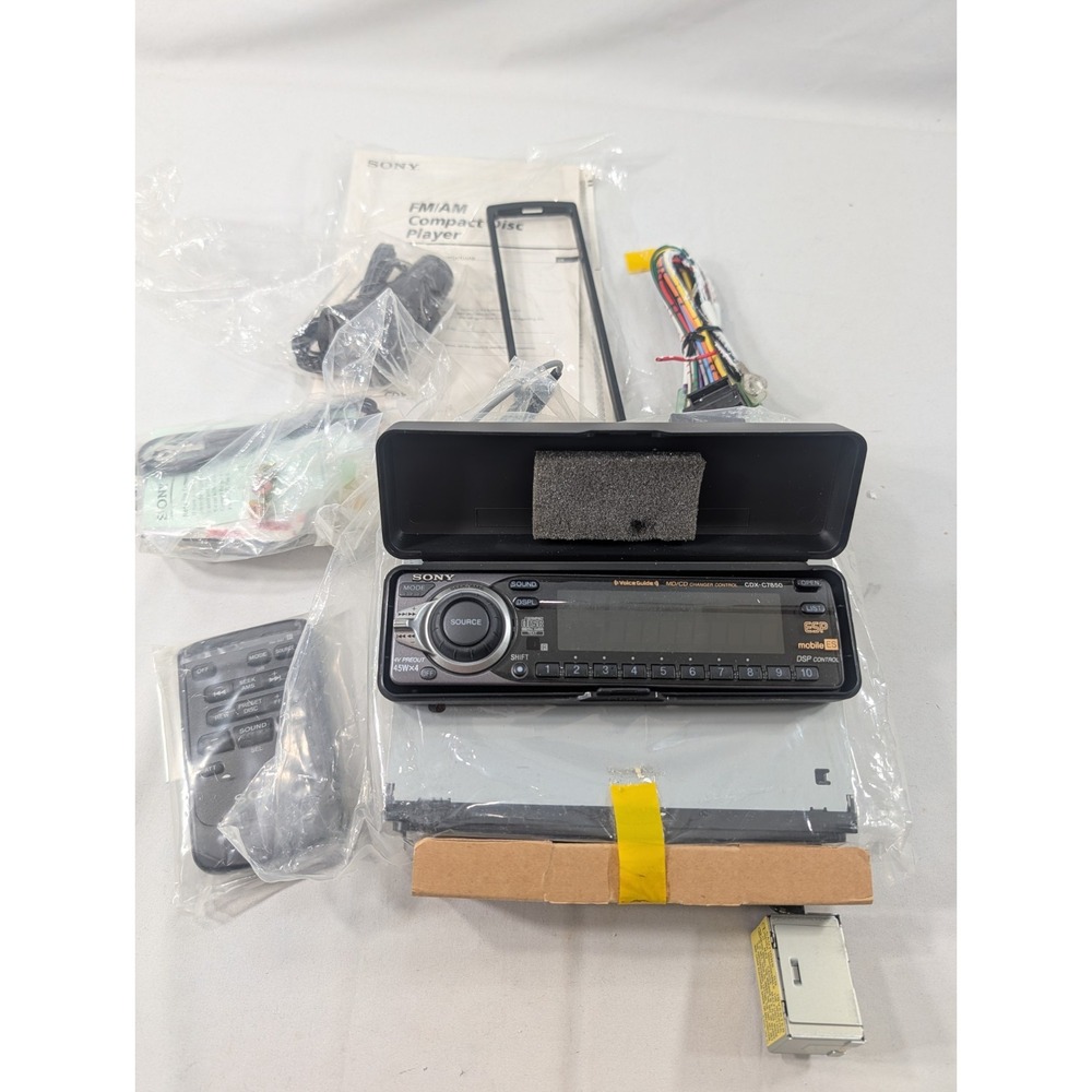 News, Never Used, Open Box With Remote . Sony CDX-c7850 Car Stereo Cd Player